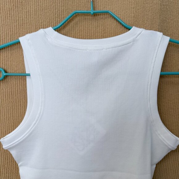 LOEWE Classic White Sleeveless Tank Top, Women's, Size S - Picture 2 of 7